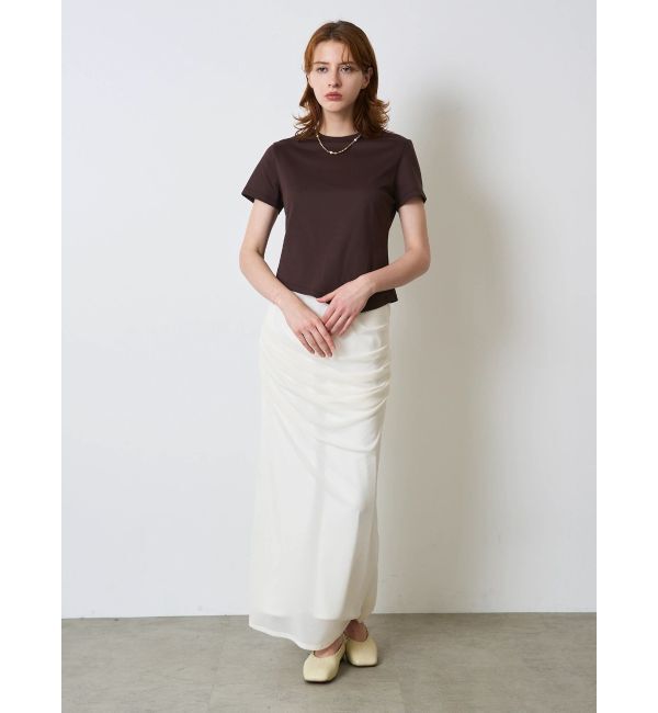 ELENDEEK「GATHERED TULLE SK」|スカート|