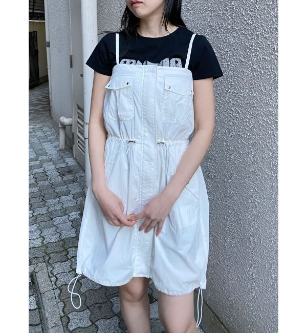 MURUA「ウエストドロストミニワンピース」|ワンピース|