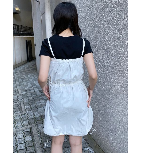 MURUA「ウエストドロストミニワンピース」|ワンピース|