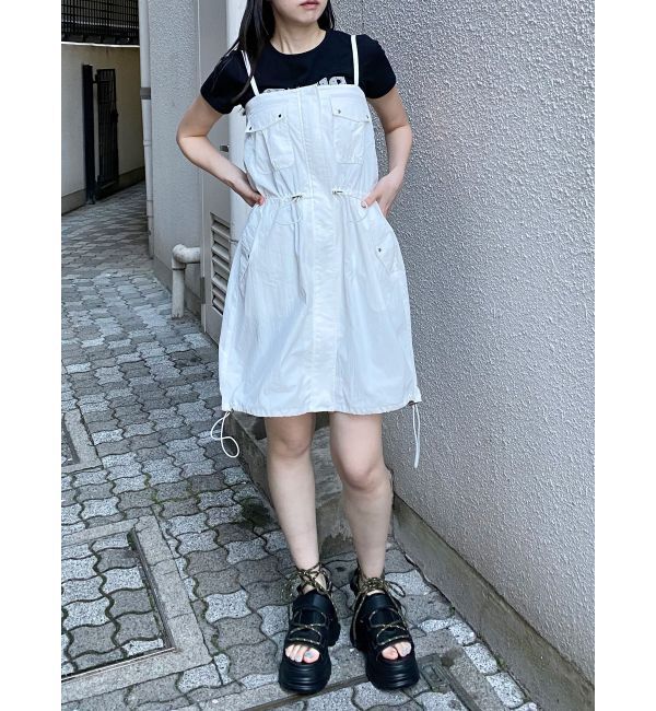 MURUA「ウエストドロストミニワンピース」|ワンピース|