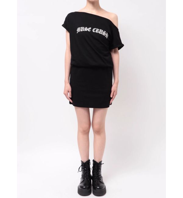 EVRIS「ワンショルダーTEEワンピース」|ワンピース|