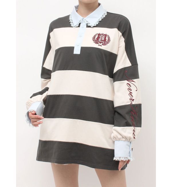 jouetie「レースカラーラガーチュニック」|Tシャツ・カットソー|