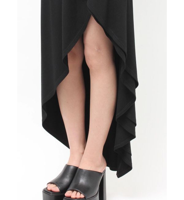 GYDA「asymmetryロングスカートライクショートパンツ」|スカート|
