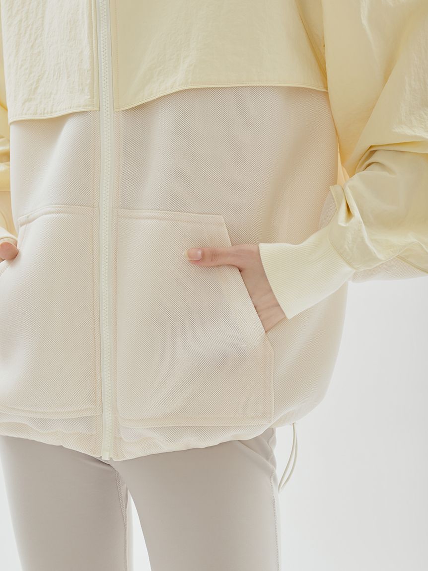 emmi atelier「【W&T】ドッキングフーディーブルゾン」|ブルゾン・スタジャン|