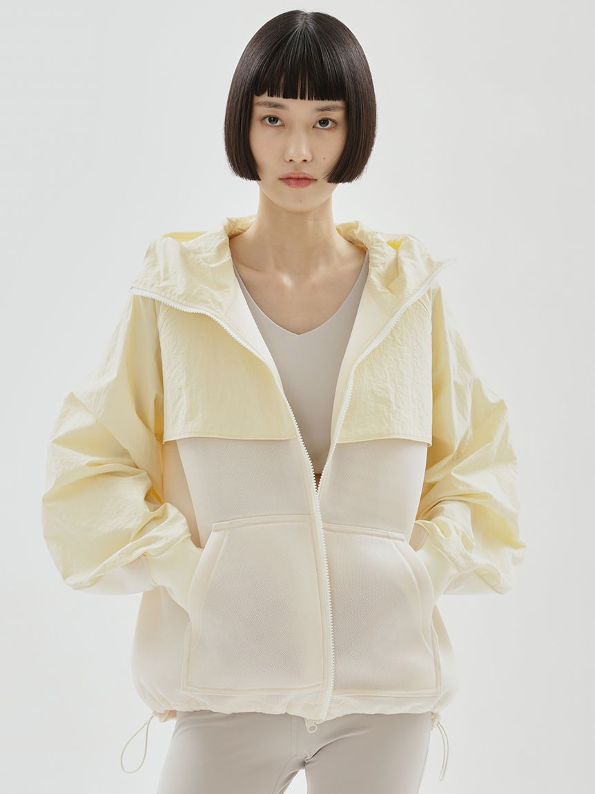 emmi atelier「【W&T】ドッキングフーディーブルゾン」|ブルゾン・スタジャン|