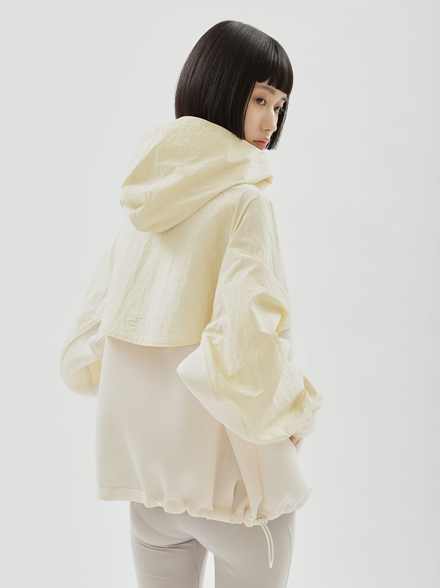 emmi atelier「【W&T】ドッキングフーディーブルゾン」|ブルゾン・スタジャン|