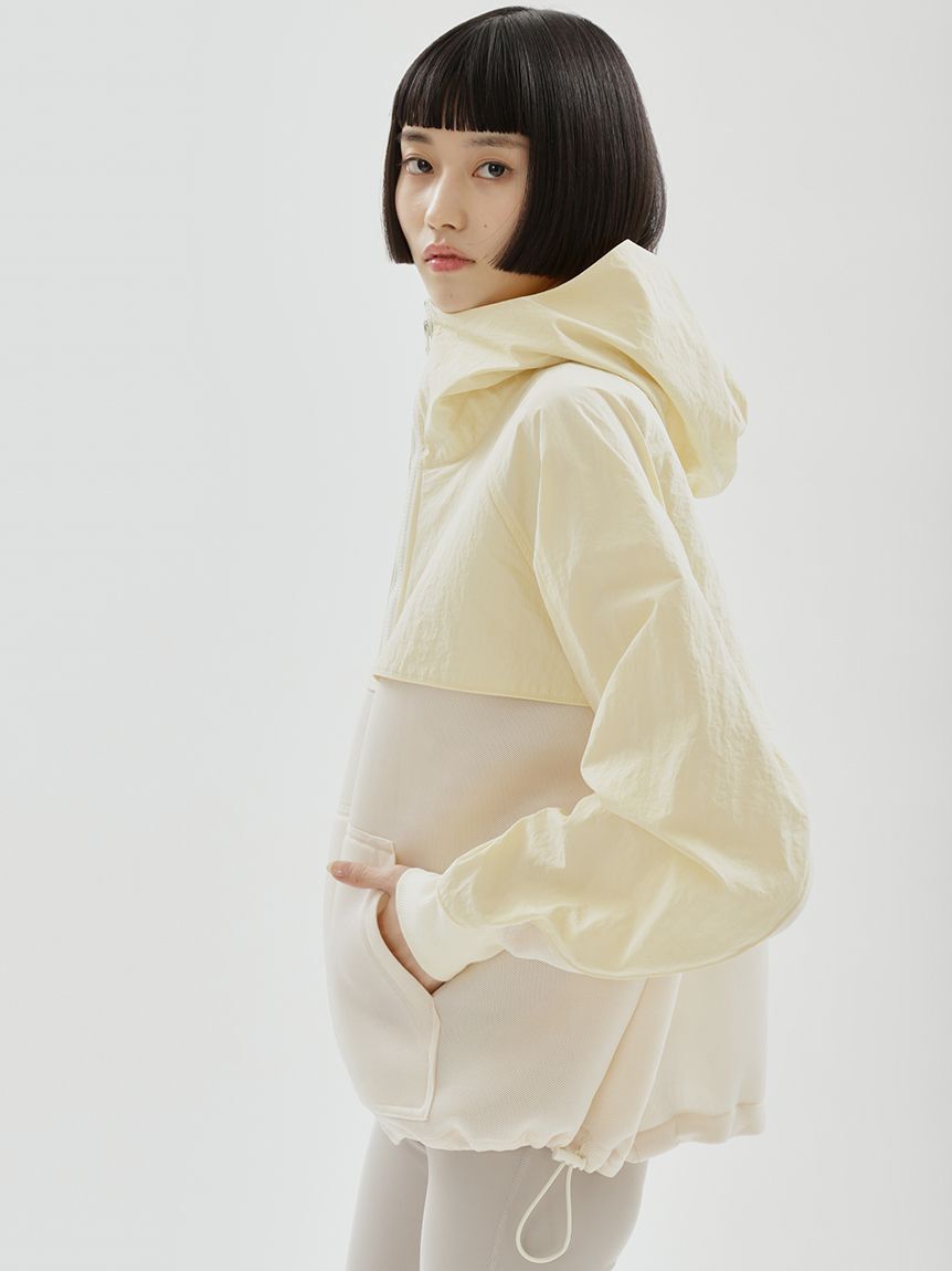 emmi atelier「【W&T】ドッキングフーディーブルゾン」|ブルゾン・スタジャン|
