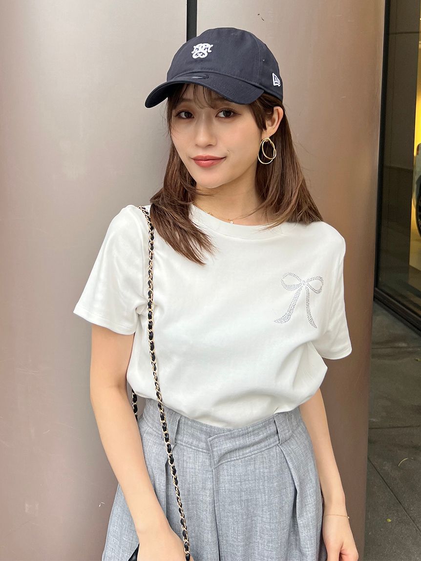 SNIDEL「【SNIDEL|NEW ERA(R)】コラボエンブレムキャップ」|キャップ・キャスケット|