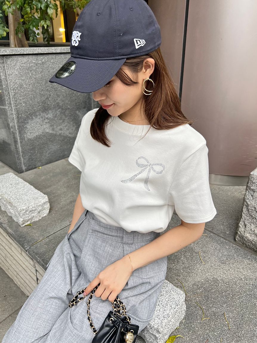 SNIDEL「【SNIDEL|NEW ERA(R)】コラボエンブレムキャップ」|キャップ・キャスケット|