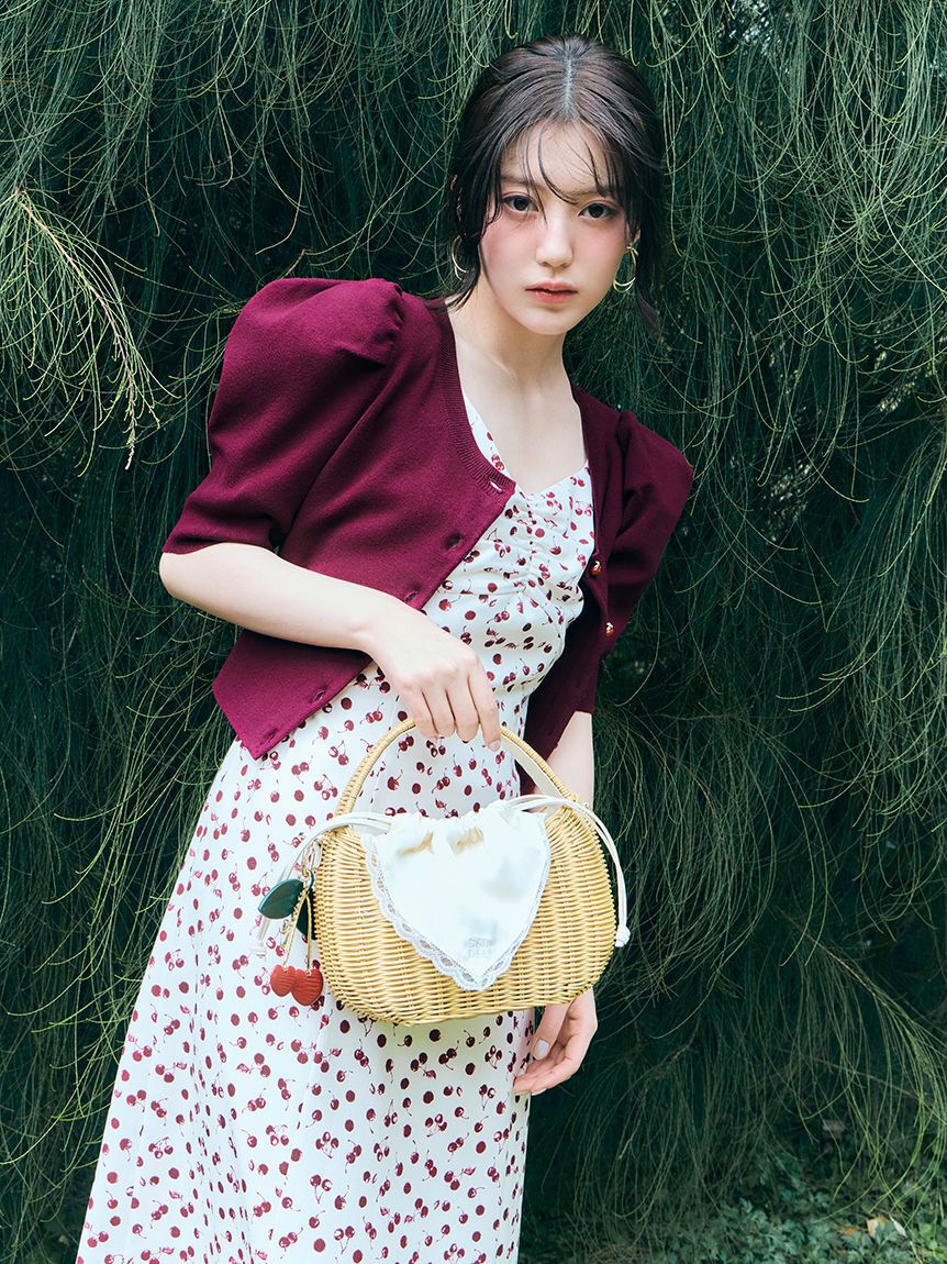 SNIDEL「【販路限定サイズあり】Sustainableフルーツプリントワンピース」|ワンピース|