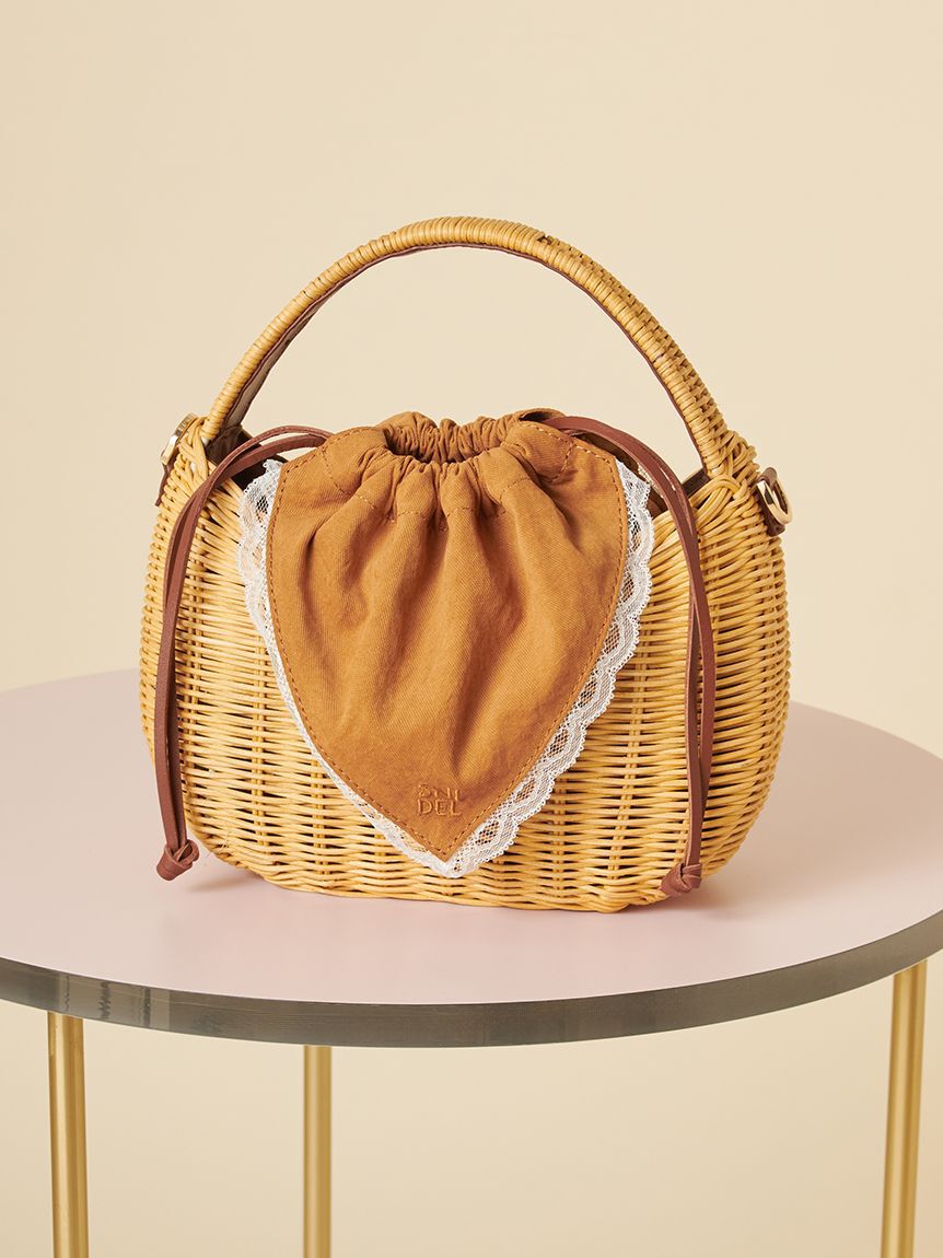 SNIDEL「ラタンカゴバッグ」|かごバッグ|BRW