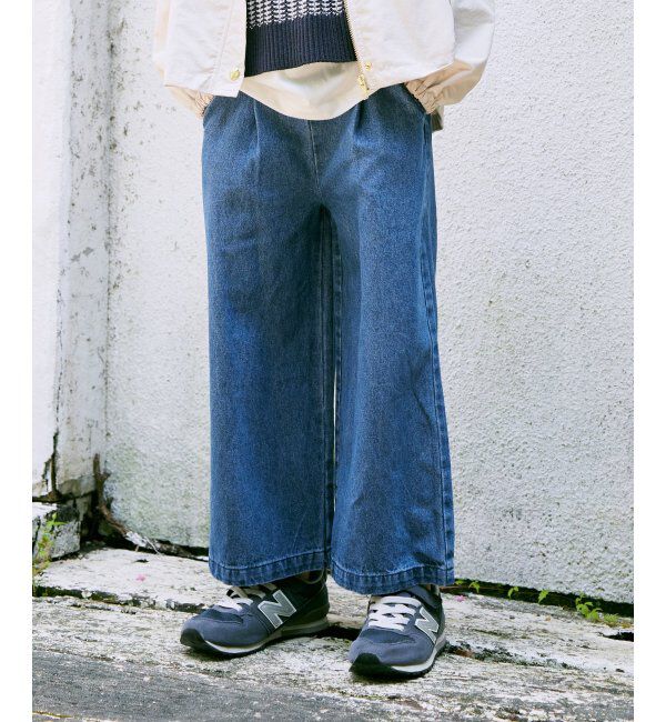 ikka kids「レースアップワイドパンツ（120~160cm）」|その他|