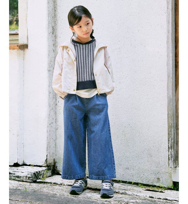 ikka kids「レースアップワイドパンツ（120~160cm）」|その他|