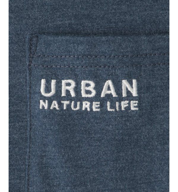 ikka kids「【親子おそろい】URBAN NATURE LIFE アーバンネイチャーライフ 刺繍ポケットT（120~160cm）」|Tシャツ・カットソー|