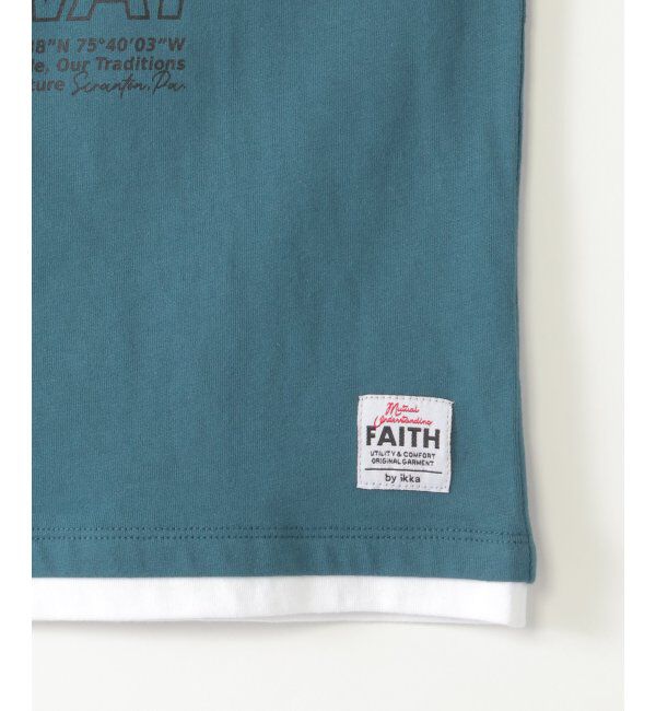 ikka kids「裾レイヤープリントアソートTシャツ 2（120~160cm）」|Tシャツ・カットソー|