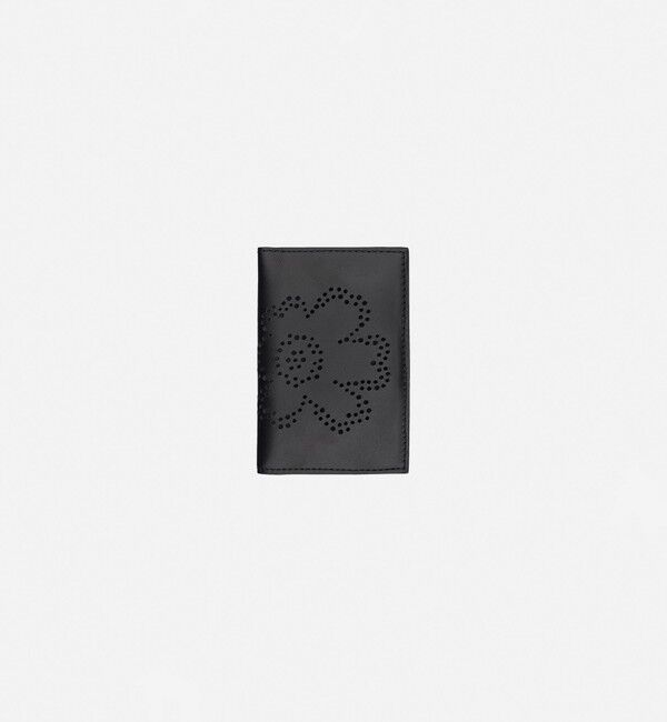 Marimekko「Imprint Fold Wallet Unikko」|その他|ブラック