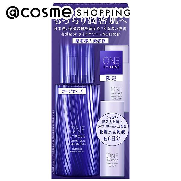 ONE BY KOSE「ONE BY KOSE セラムヴェール ディープリペア 限定品 (120mL、30mL、24mL)」|美容液・オイル・クリーム|その他