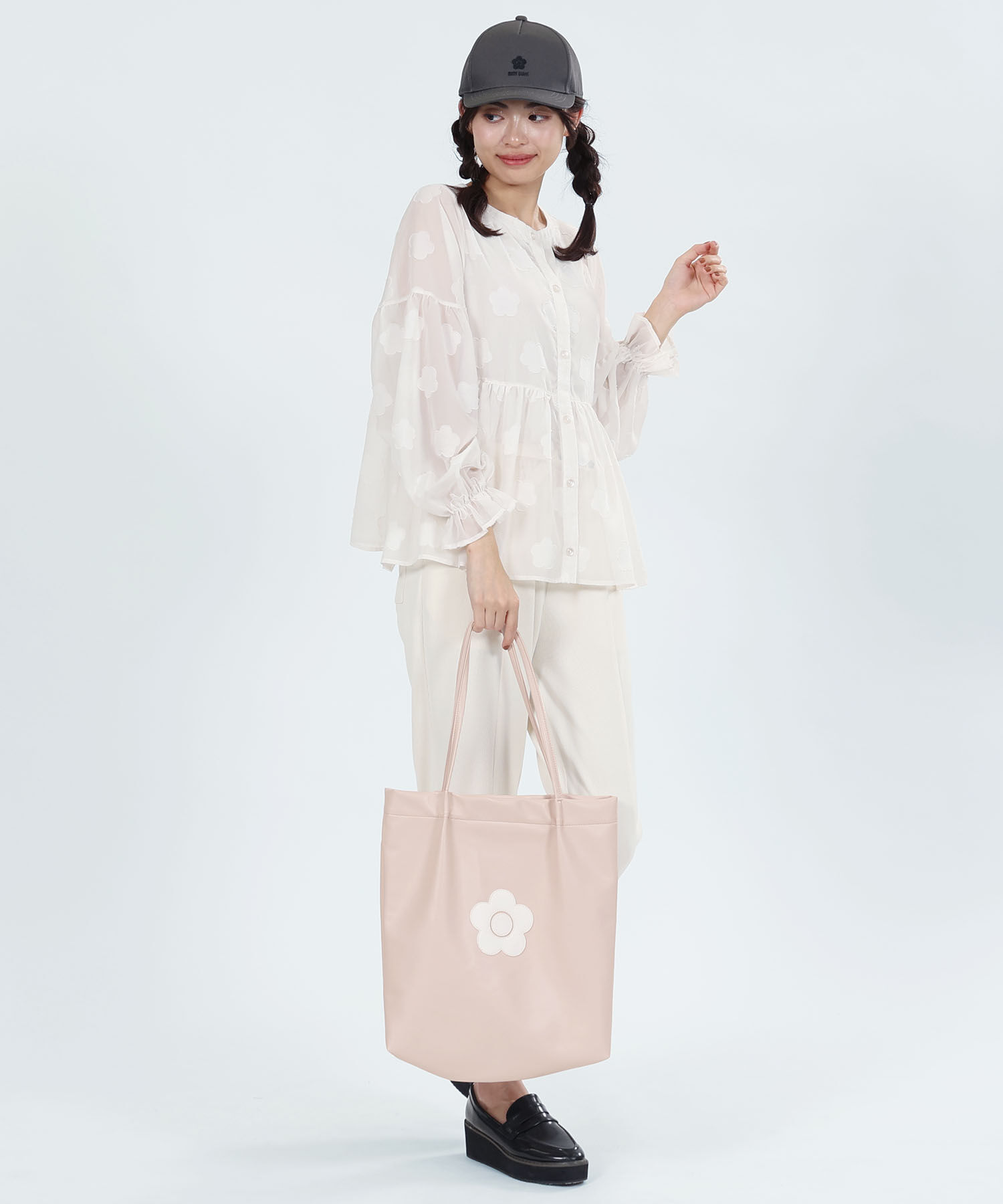 MARY QUANT「デイジーパッチソフト トート」|トートバッグ|
