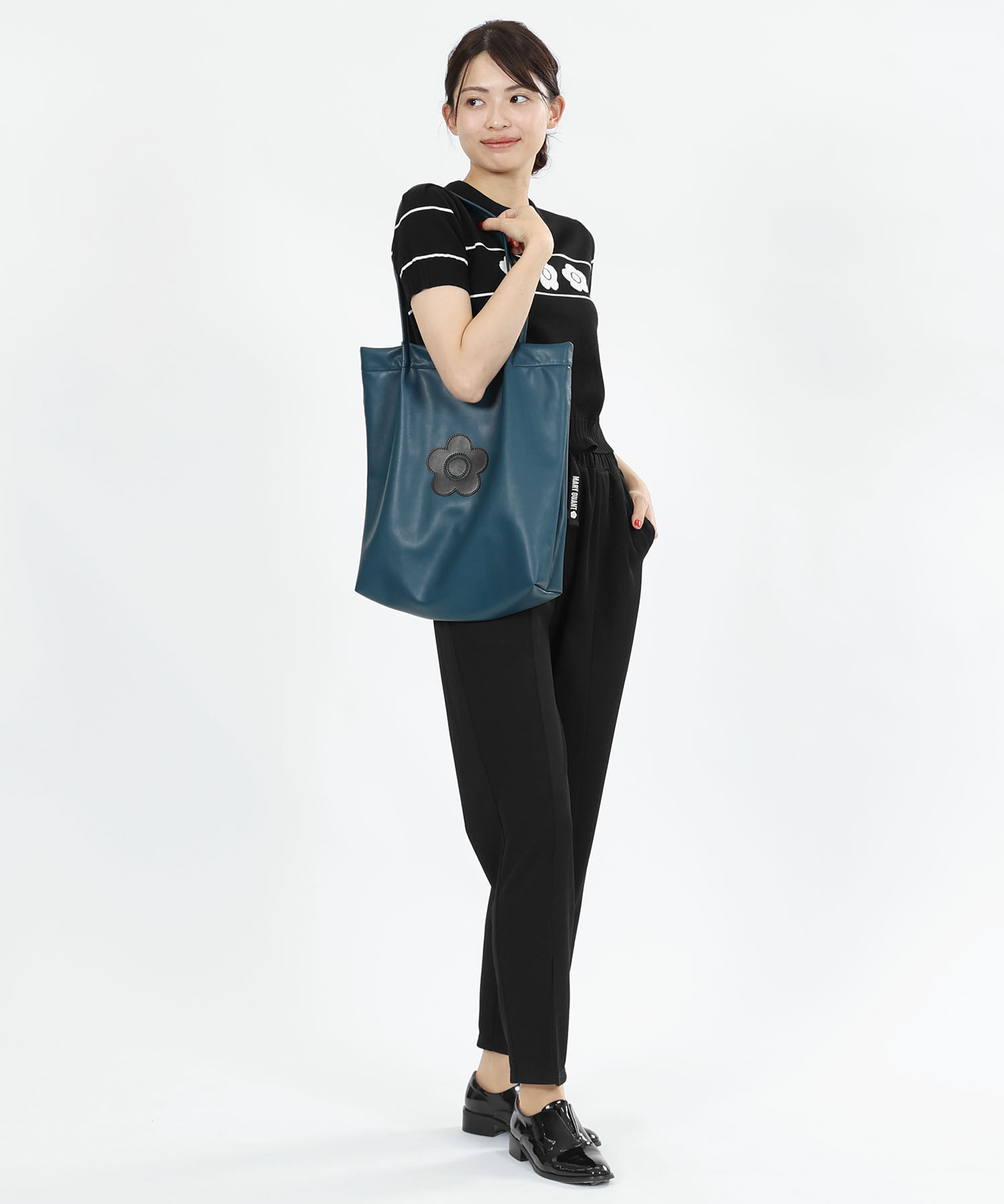 MARY QUANT「デイジーパッチソフト トート」|トートバッグ|