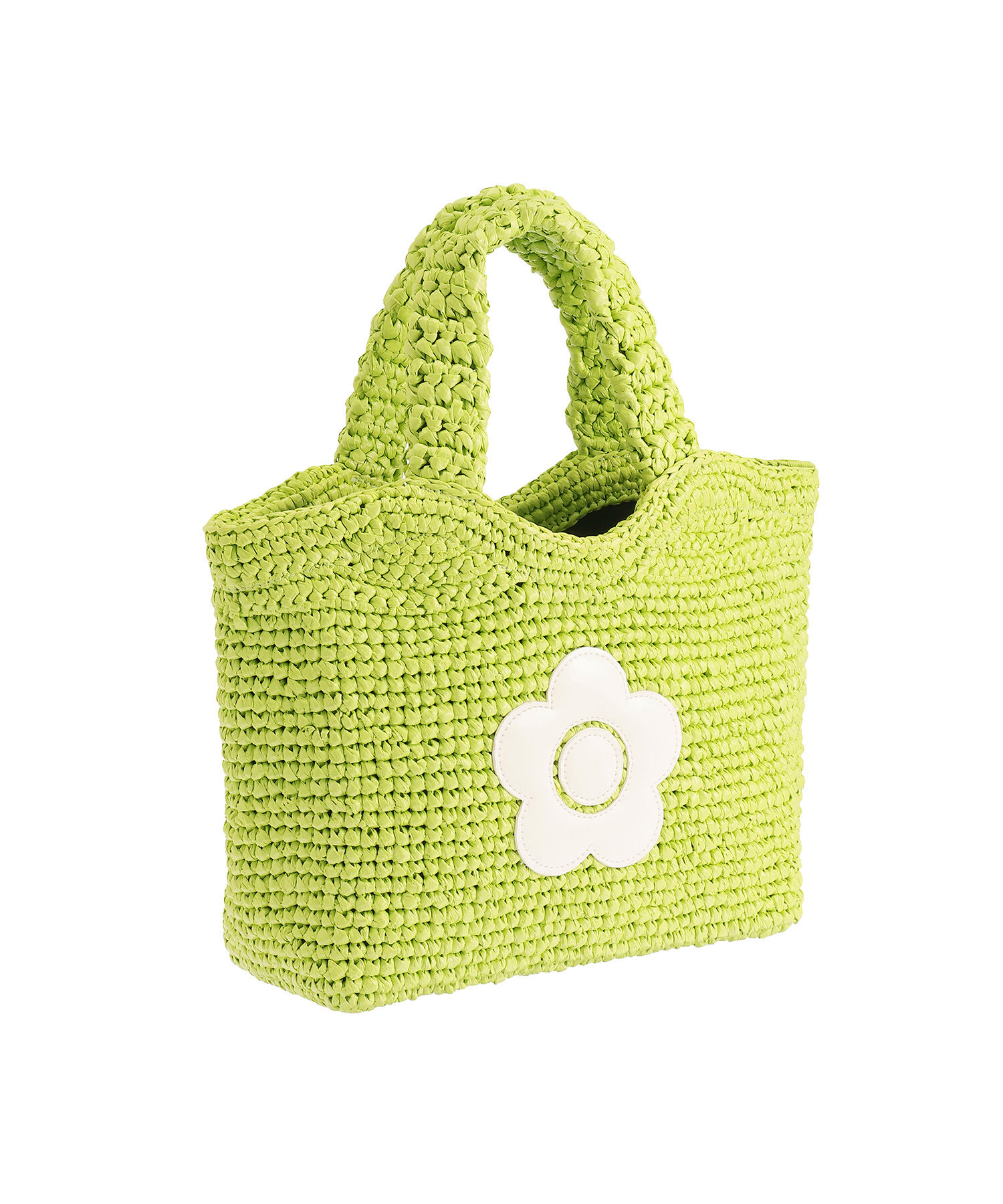MARY QUANT「クロッシェラフィアライク ミニトート」|トートバッグ|