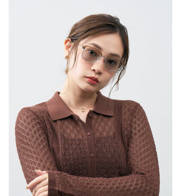  「SUNCUTGlasses/UV100%CUT TREND SUNGLASSES ウェリントン型 サングラス | 紫外線対策 UVカット」|サングラス|