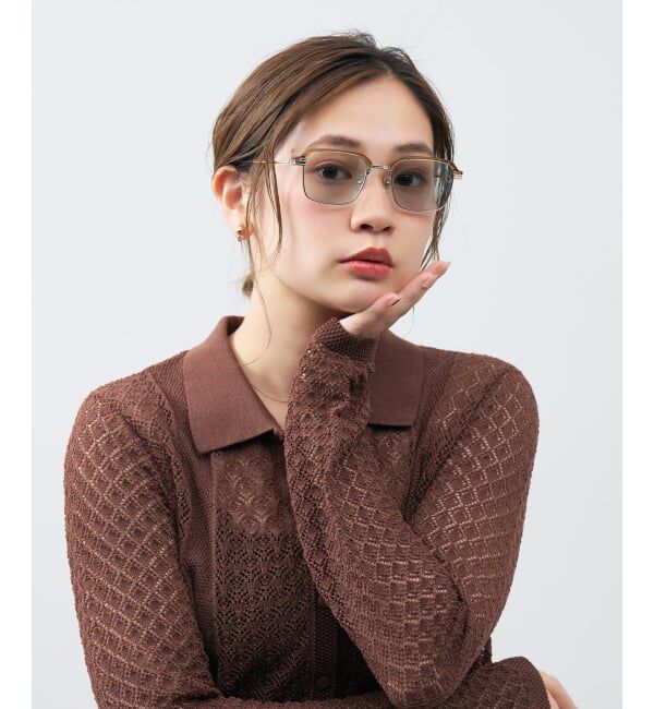  「SUNCUTGlasses/UV100%CUT TREND SUNGLASSES ウェリントン型 サングラス | 紫外線対策 UVカット」|サングラス|