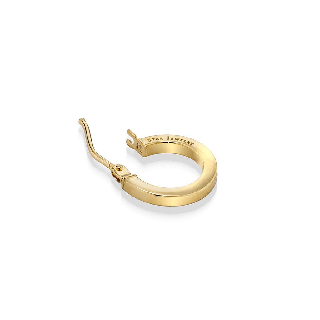 STAR JEWELRY「HOOP PIERCED EARRING(1.2cm/片耳用)」|ピアス|