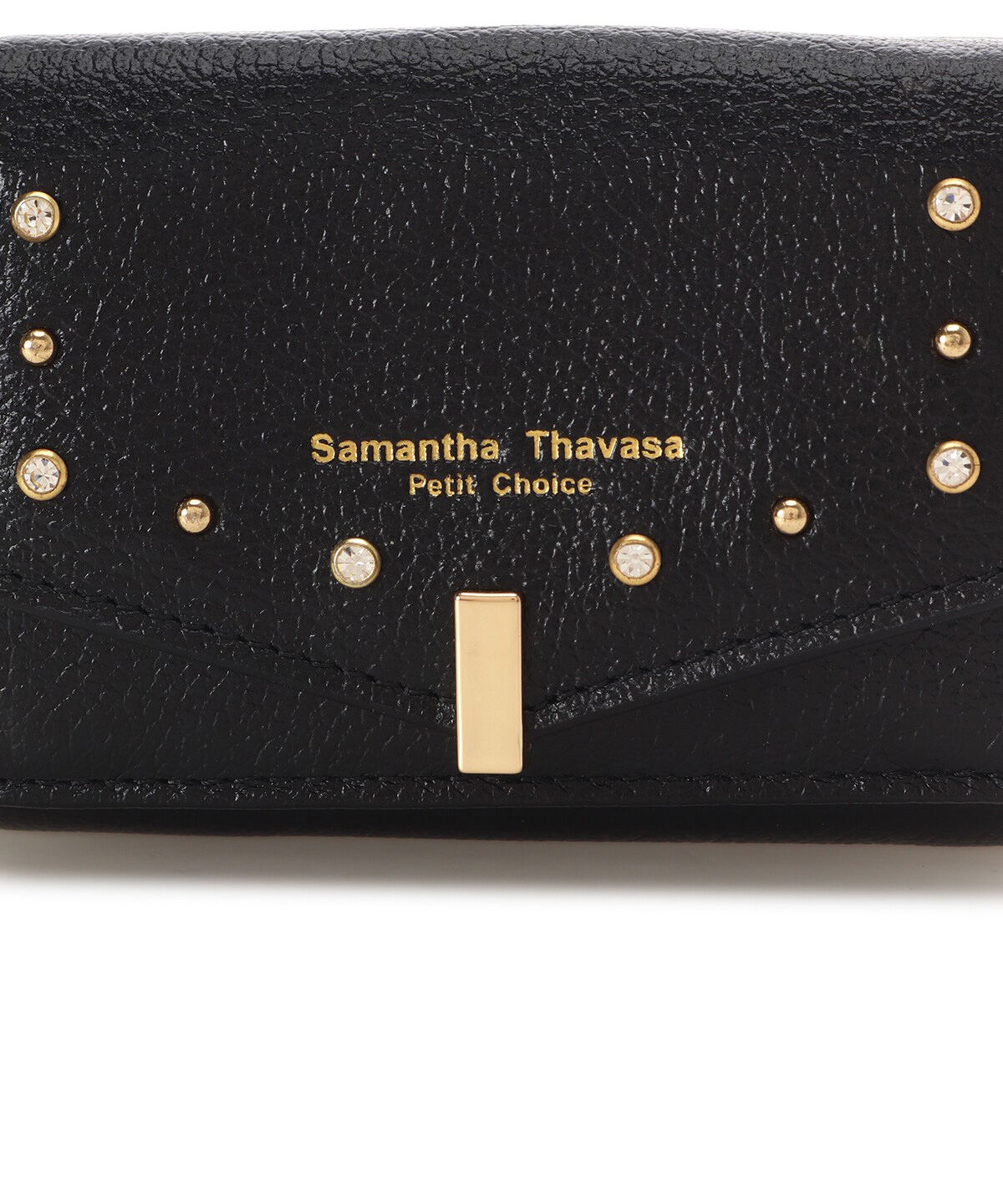 Samantha Thavasa Petit Choice「ゴールドスタッズ ミニ折財布」|財布|
