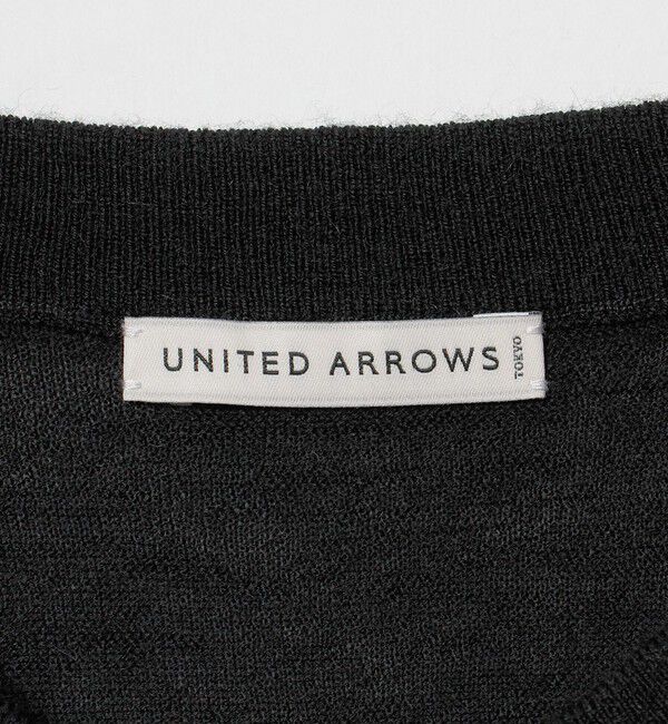 UNITED ARROWS「アルパカ/ウール クルーネック カーディガン」|カーディガン|