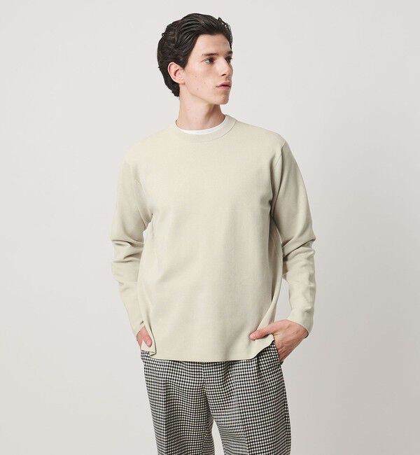 UNITED ARROWS「フォーシーズンズ ミラノリブ クルーネック ニット」|ニット・セーター|