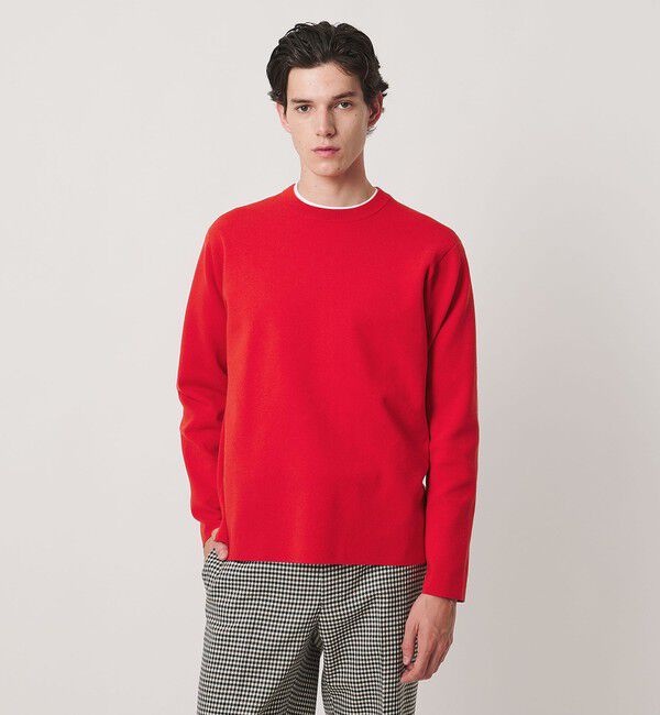 UNITED ARROWS「フォーシーズンズ ミラノリブ クルーネック ニット」|ニット・セーター|ORANGE