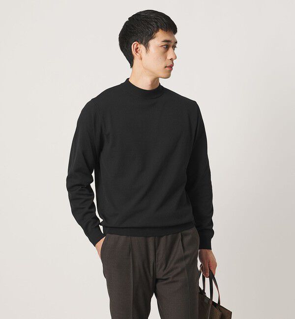 UNITED ARROWS「モックネック ニット UA COZY ウォッシャブル」|ニット・セーター|
