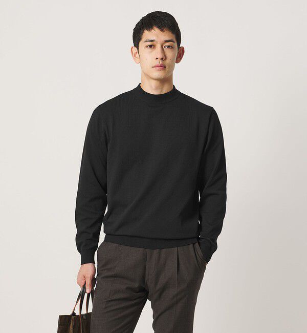 UNITED ARROWS「モックネック ニット UA COZY ウォッシャブル」|ニット・セーター|