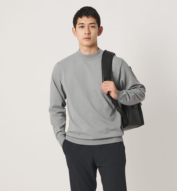 UNITED ARROWS「モックネック ニット UA COZY ウォッシャブル」|ニット・セーター|