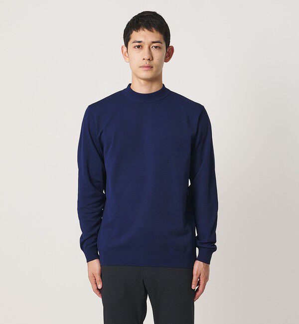 UNITED ARROWS「モックネック ニット UA COZY ウォッシャブル」|ニット・セーター|