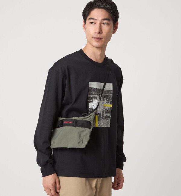 UNITED ARROWS green label relaxing「＜BRIEFING＞LIGHT SACOCHE ライト サコッシュ」|ショルダー・メッセンジャー|OLIVE