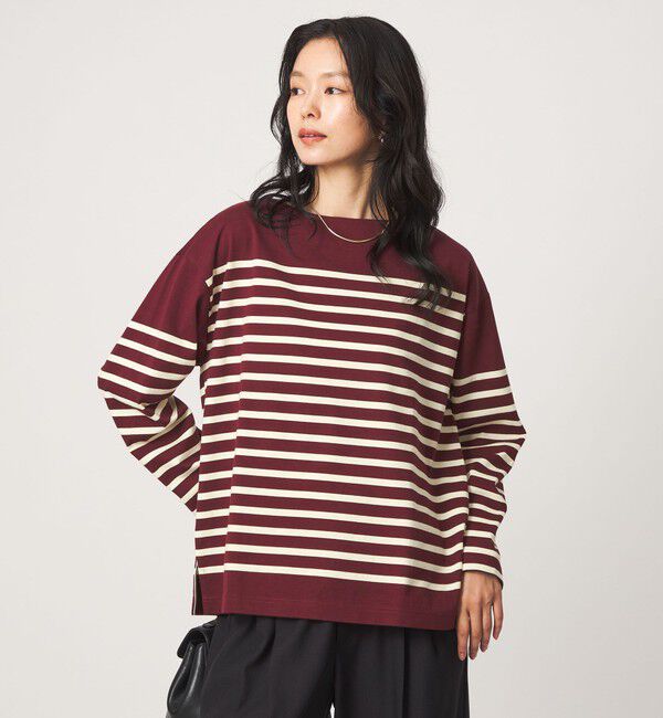 UNITED ARROWS green label relaxing「バスクボーダー ロングスリーブ プルオーバー カットソー」|Tシャツ・カットソー|