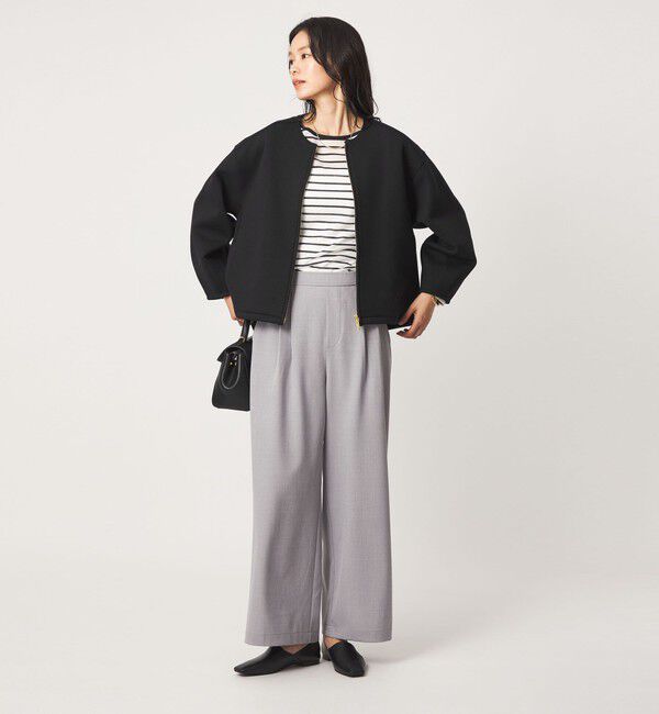 UNITED ARROWS green label relaxing「ダンボール ノーカラー ブルゾン」|ブルゾン・スタジャン|