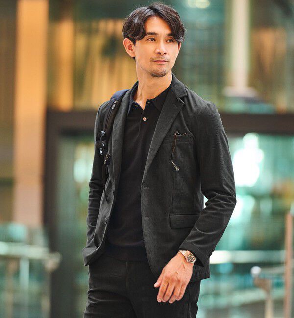 UNITED ARROWS green label relaxing「【WEB限定】JUST fit コーデュロイ ナロー セットアップ ジャケット＆パンツ」|スーツ|