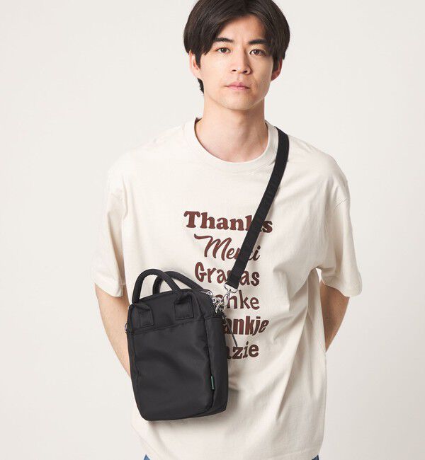 UNITED ARROWS green label relaxing「EVERY 2WAY ミニ ショルダー バッグ V2 -撥水-」|ショルダー・メッセンジャー|BLACK