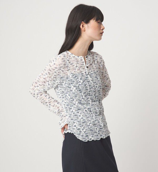 EMMEL REFINES「＜EMMEL REFINES＞EM コバナレース 2WAY プルオーバー」|Tシャツ・カットソー|