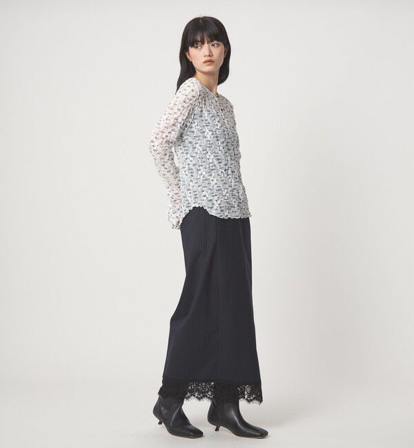 EMMEL REFINES「＜EMMEL REFINES＞EM コバナレース 2WAY プルオーバー」|Tシャツ・カットソー|