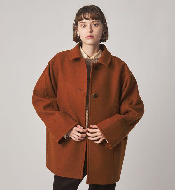 STEVEN ALAN「＜Steven Alan＞ウール ショート コート」|ステンカラーコート|