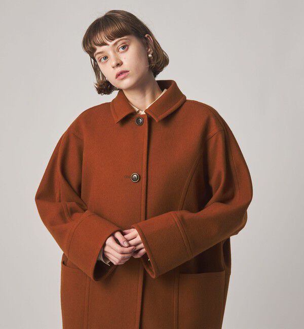 STEVEN ALAN「＜Steven Alan＞ウール ショート コート」|ステンカラーコート|
