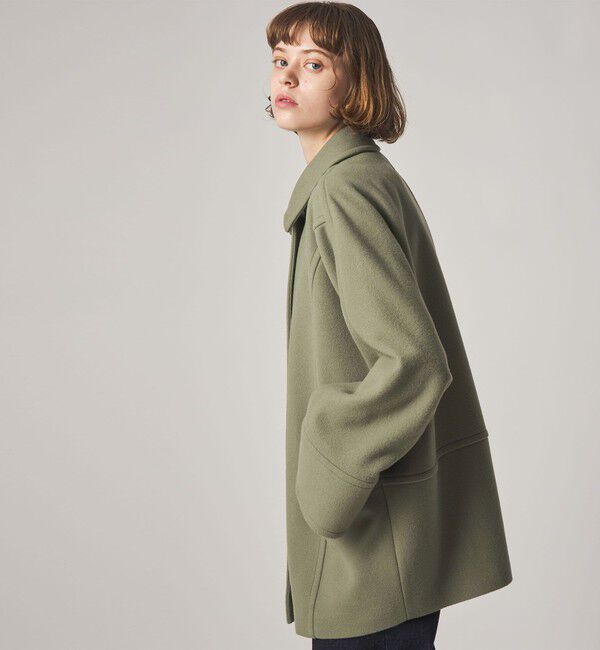 STEVEN ALAN「＜Steven Alan＞ウール ショート コート」|ステンカラーコート|