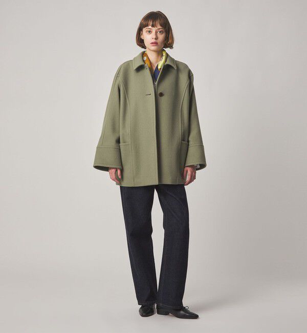 STEVEN ALAN「＜Steven Alan＞ウール ショート コート」|ステンカラーコート|
