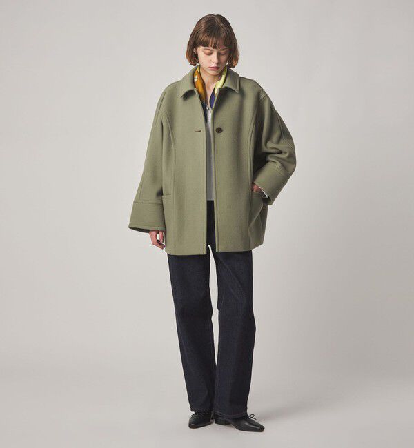 STEVEN ALAN「＜Steven Alan＞ウール ショート コート」|ステンカラーコート|
