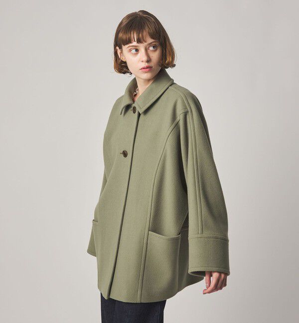 STEVEN ALAN「＜Steven Alan＞ウール ショート コート」|ステンカラーコート|