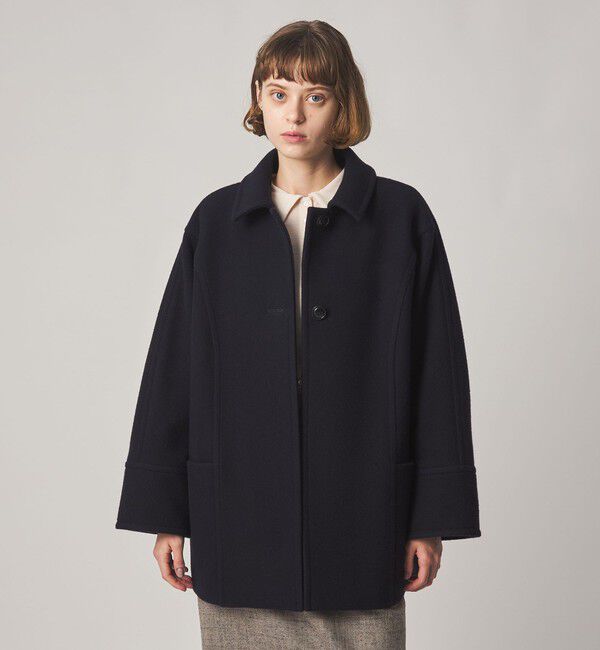 STEVEN ALAN「＜Steven Alan＞ウール ショート コート」|ステンカラーコート|