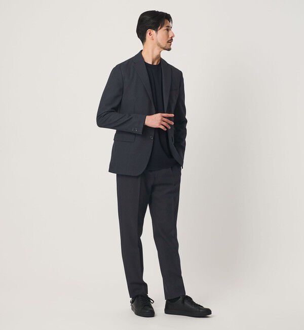 BEAUTY&YOUTH UNITED ARROWS「【WEB限定 WARDROBE SMART】LANATEC OX セットアップ/総裏ジャケット＆イージーパンツ」|スーツ|NAVY